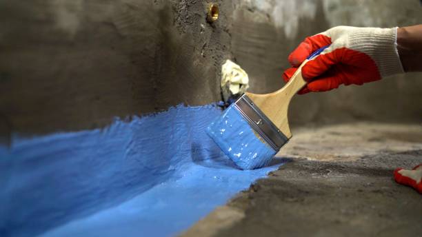 Commercial Waterproofing project at a Woodland, WI business property by SJ Waterproofing Pros